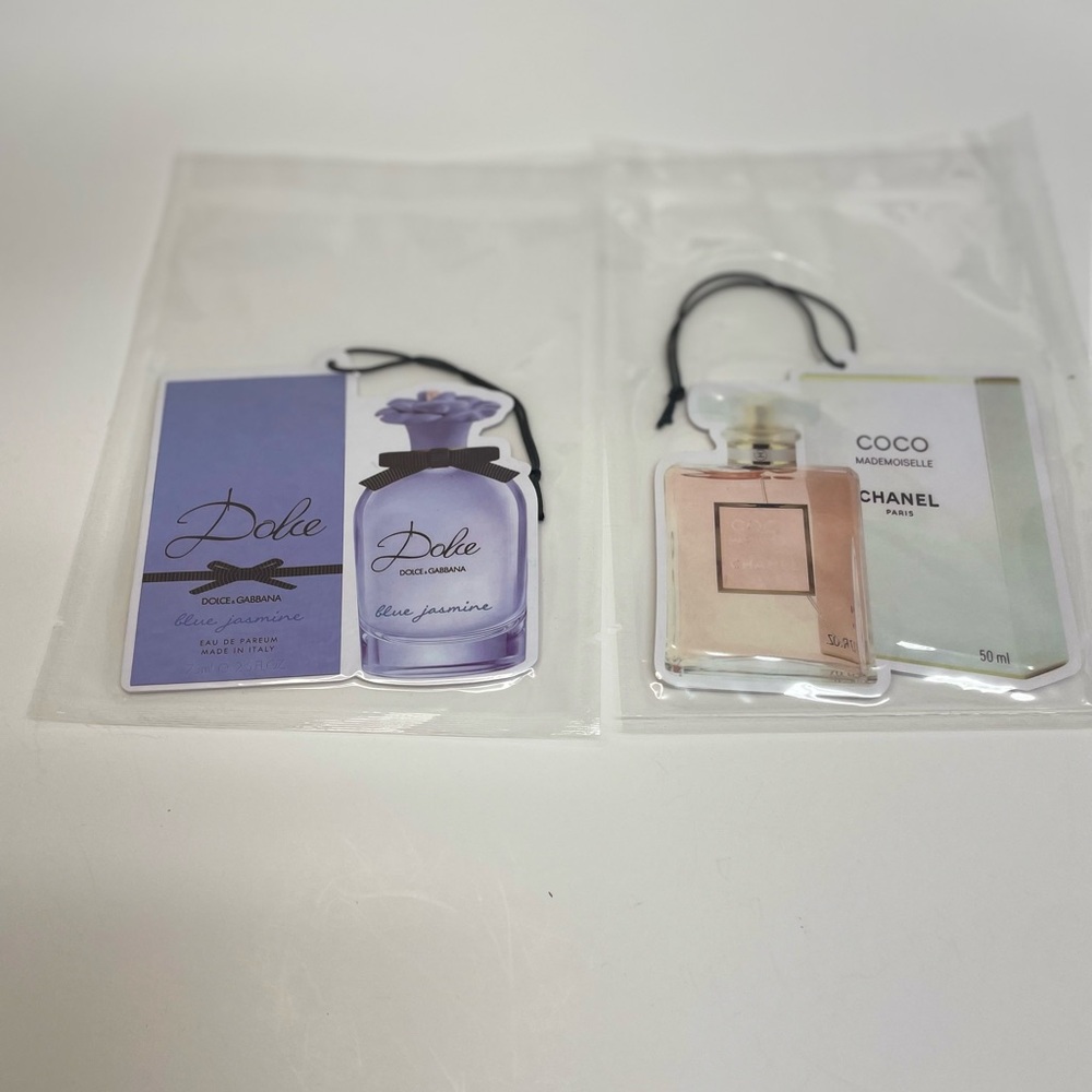Air Fresheners - Pick 1, Coco Chanel or Dolce blue Jasmine